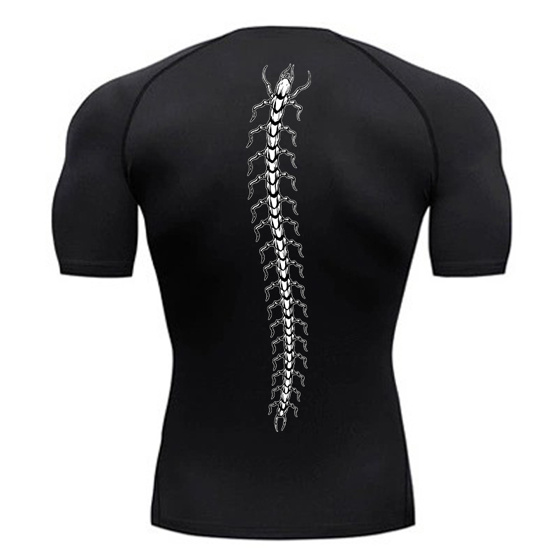 Rash Guard - Chemises de Compression graphiques pour hommes,