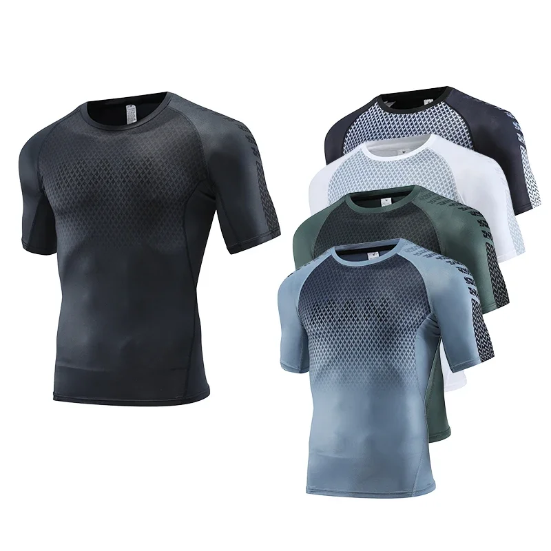 Rash Guard - Haut de Sport pour hommes, T-shirt