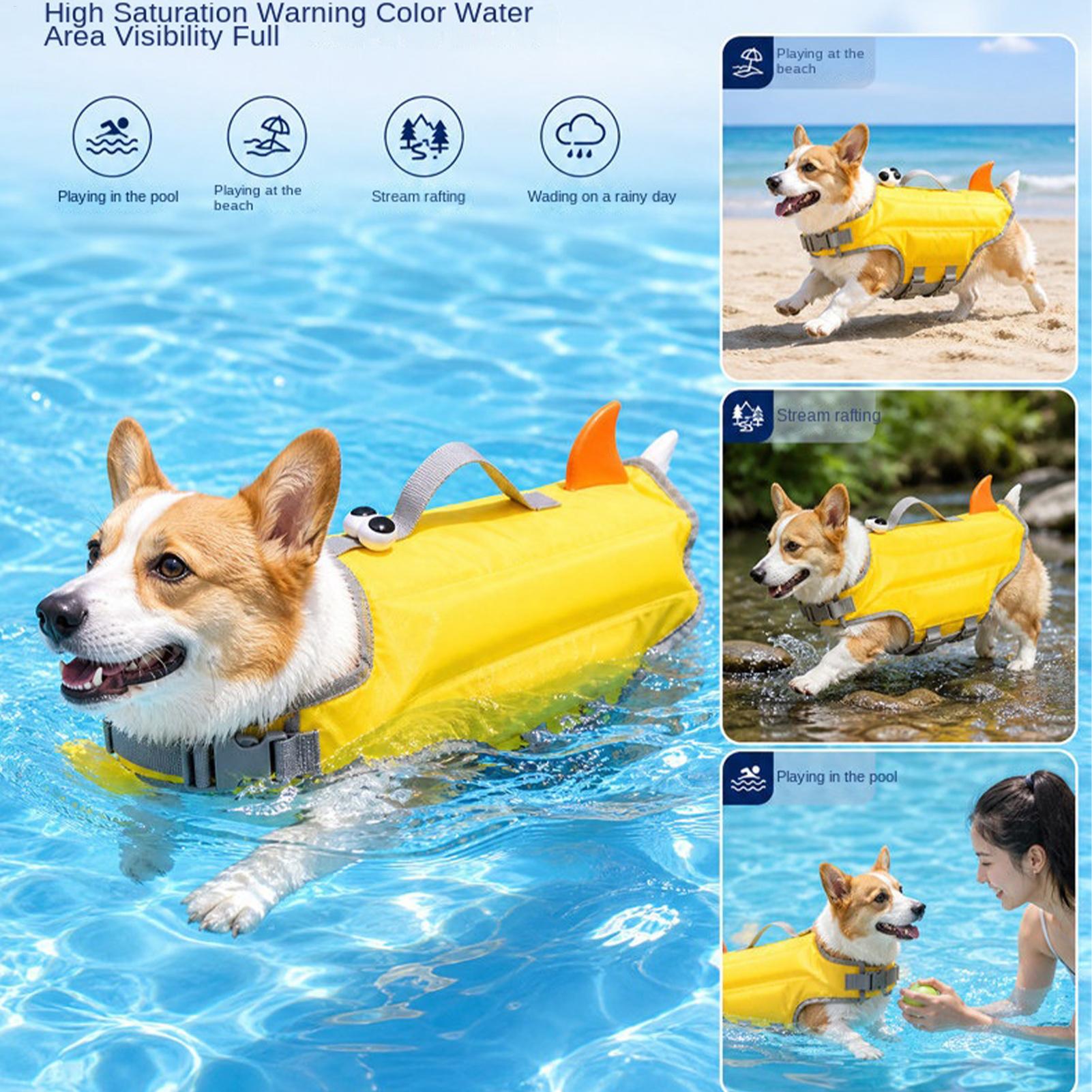 Life Jacket - Gilet de sauvetage réglable pour chien,