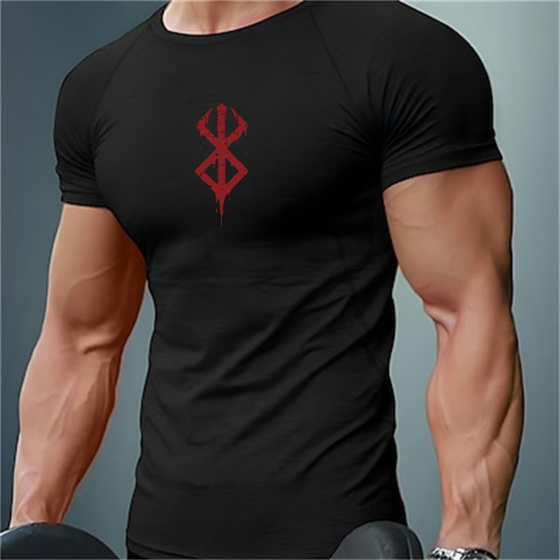 Rash Guard - T-shirts de compression imprimés pour hommes,