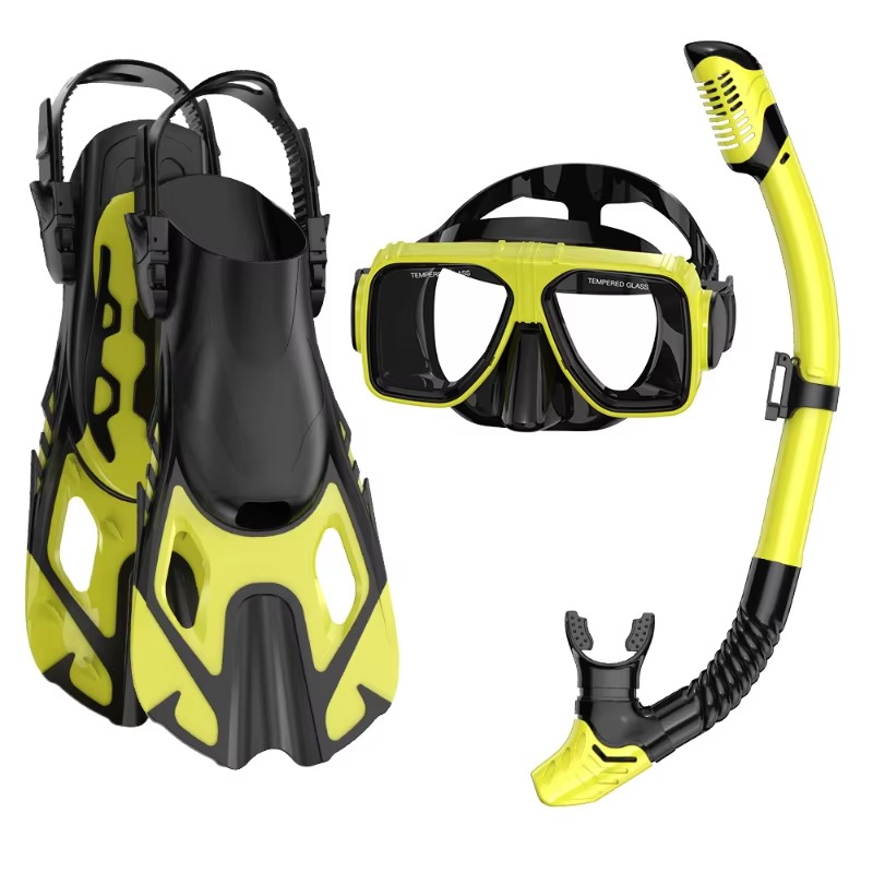 Snorkel Set - Kit de plongée professionnel 3 pièces