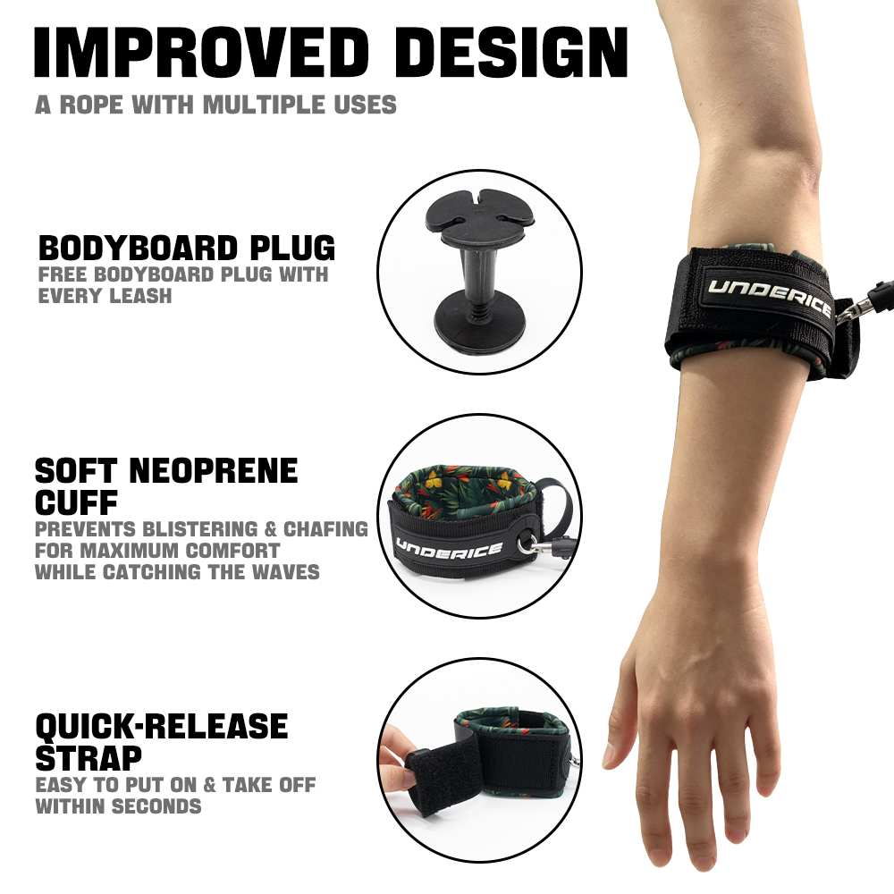 Laisse de planche de surf en T - Surfboard Leash avis et prix