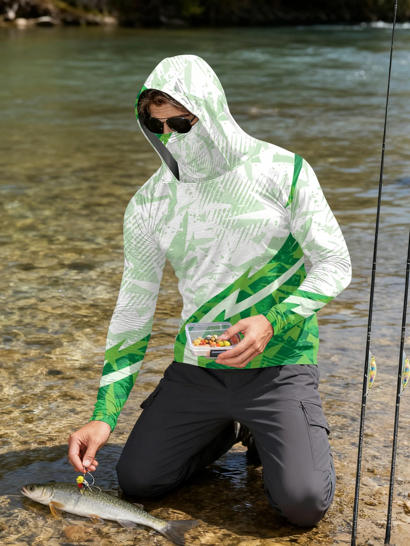 T-shirt de pêche pour hommes,  - Rash Guard avis et prix