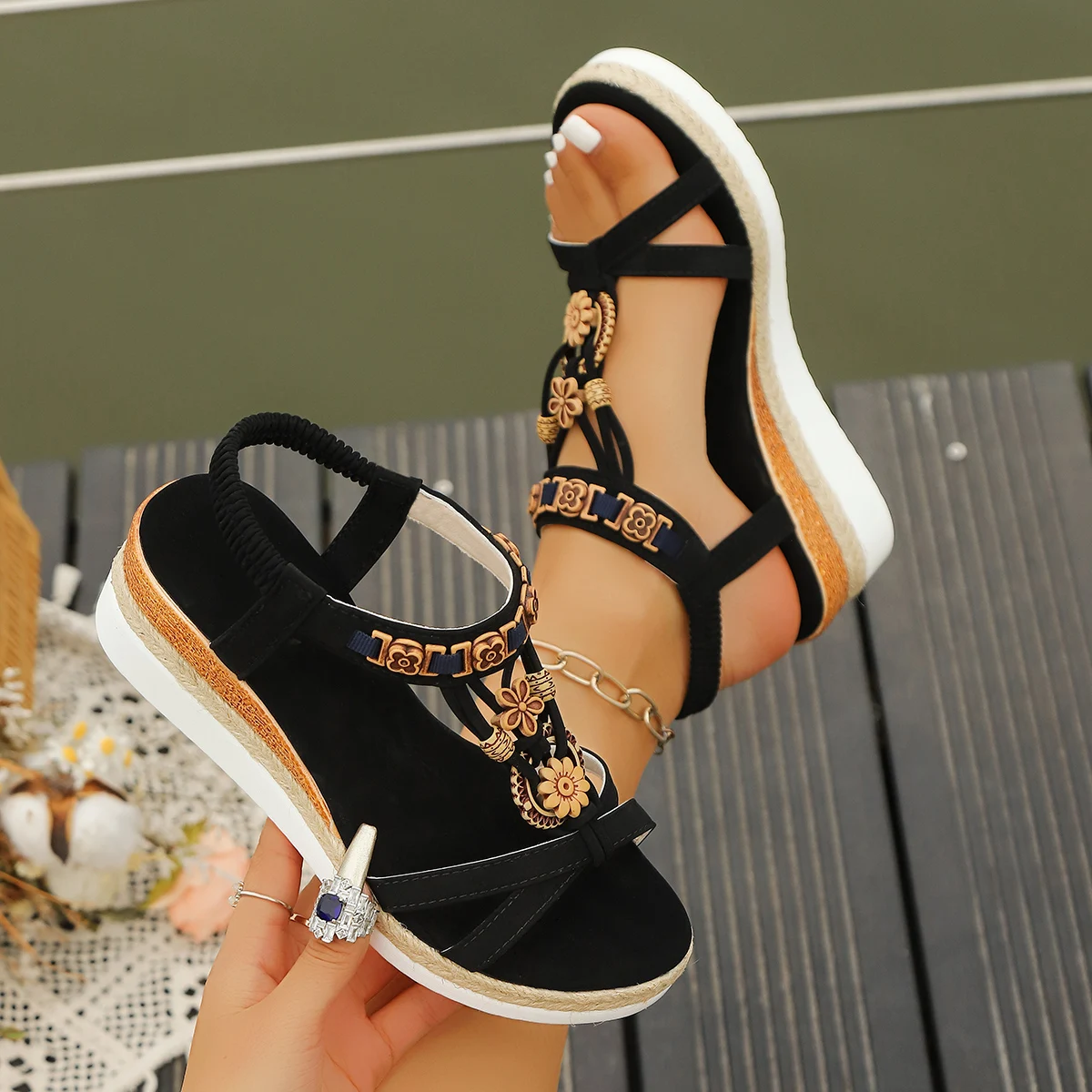 Femmes sandales à talons compe - Water Shoes avis et prix
