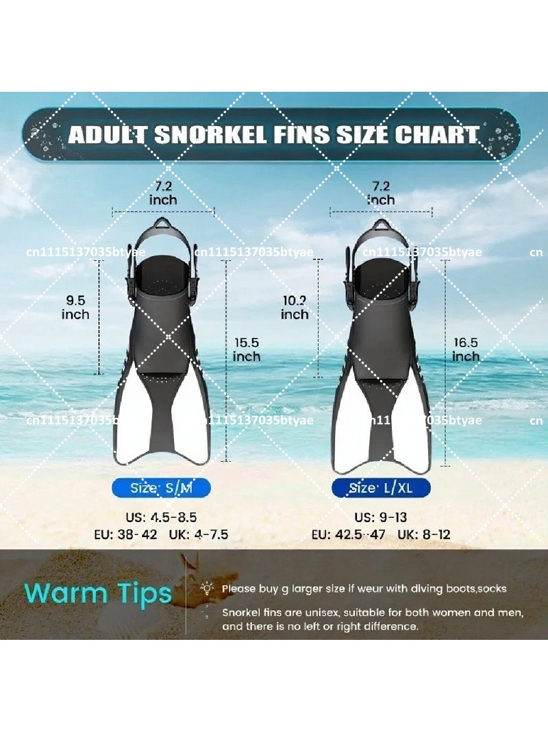 Palmes de plongée professionne - Swim Fins avis et prix