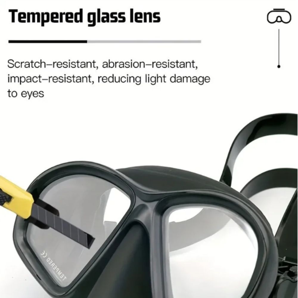 Masque de plongée en verre tre - Snorkel Set avis et prix