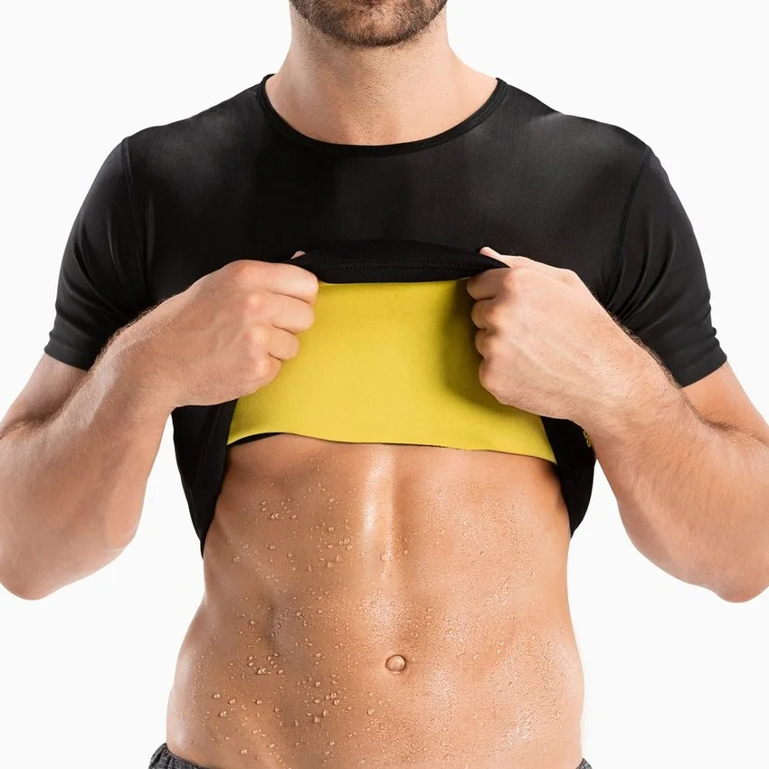 Sauna t-shirts hommes ventre p - Wetsuit Men avis et prix