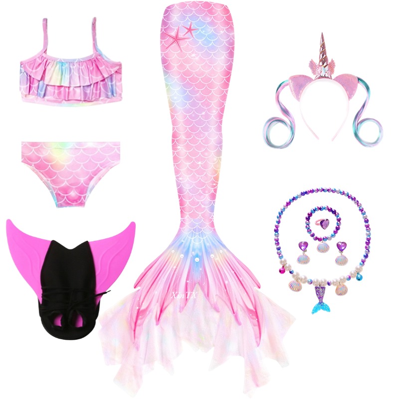 Costume de sirène pour fille,  - Swim Fins avis et prix