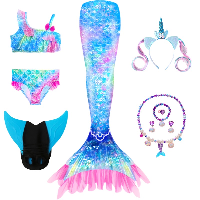 Costume de sirène pour fille,  - Swim Fins avis et prix