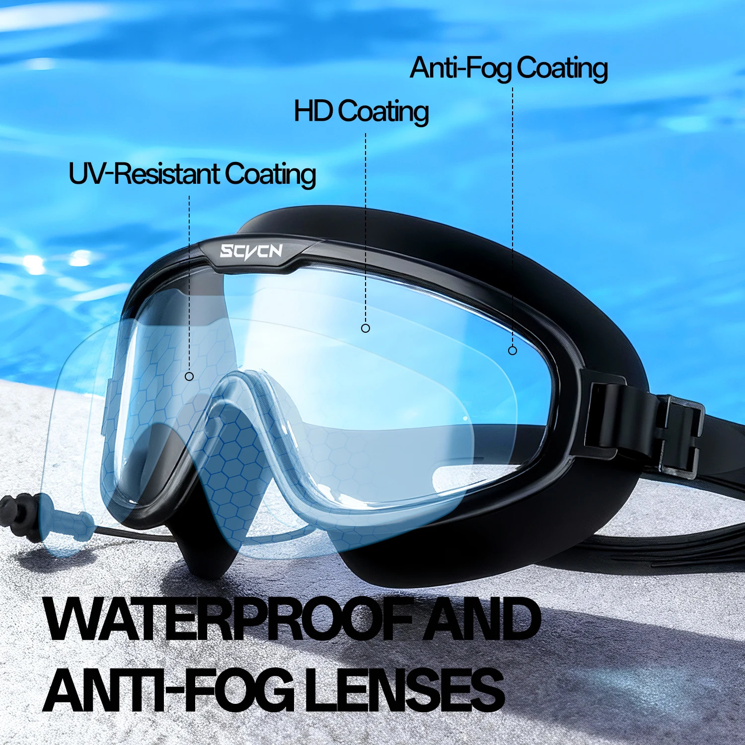 Lunettes de natation SCVCN, éq - Goggles Swim avis et prix