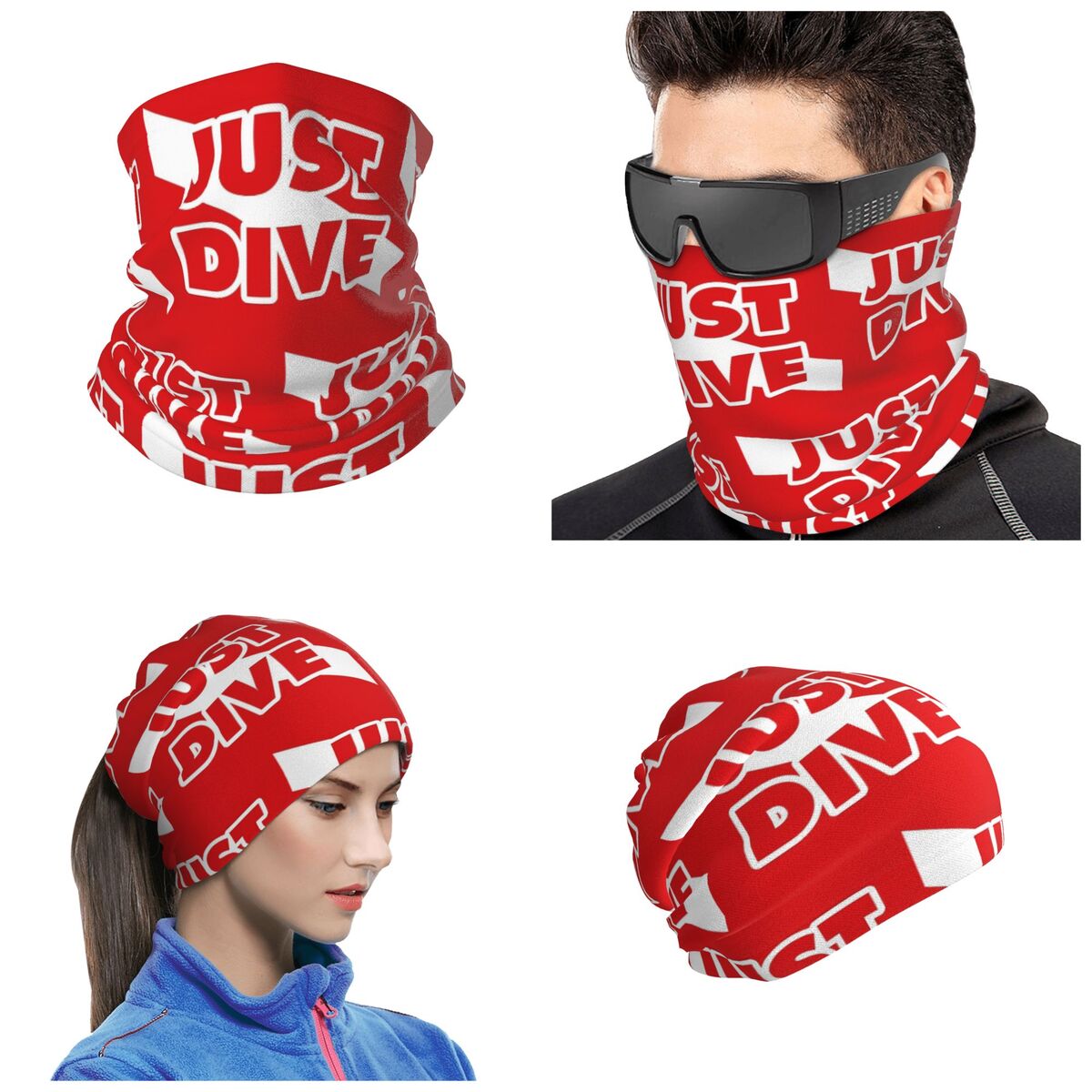 Just Dive, Bandana drapeau de  - Diving Mask avis et prix